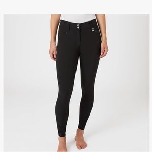 HORZE Dina Womens Crystal Detailed Silicone Full Seat Breeches Size26